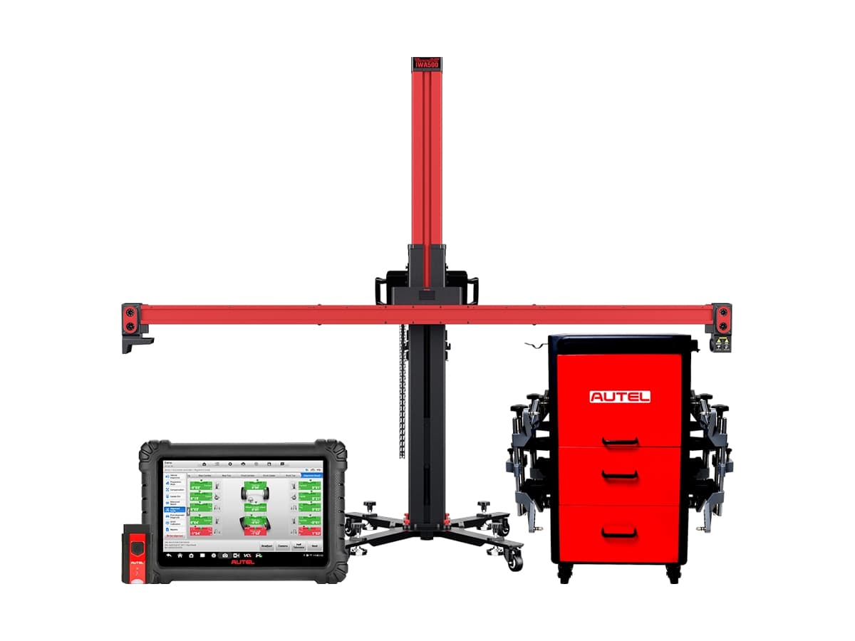 MaxiAlign IWA500 Frame met tablet en storage