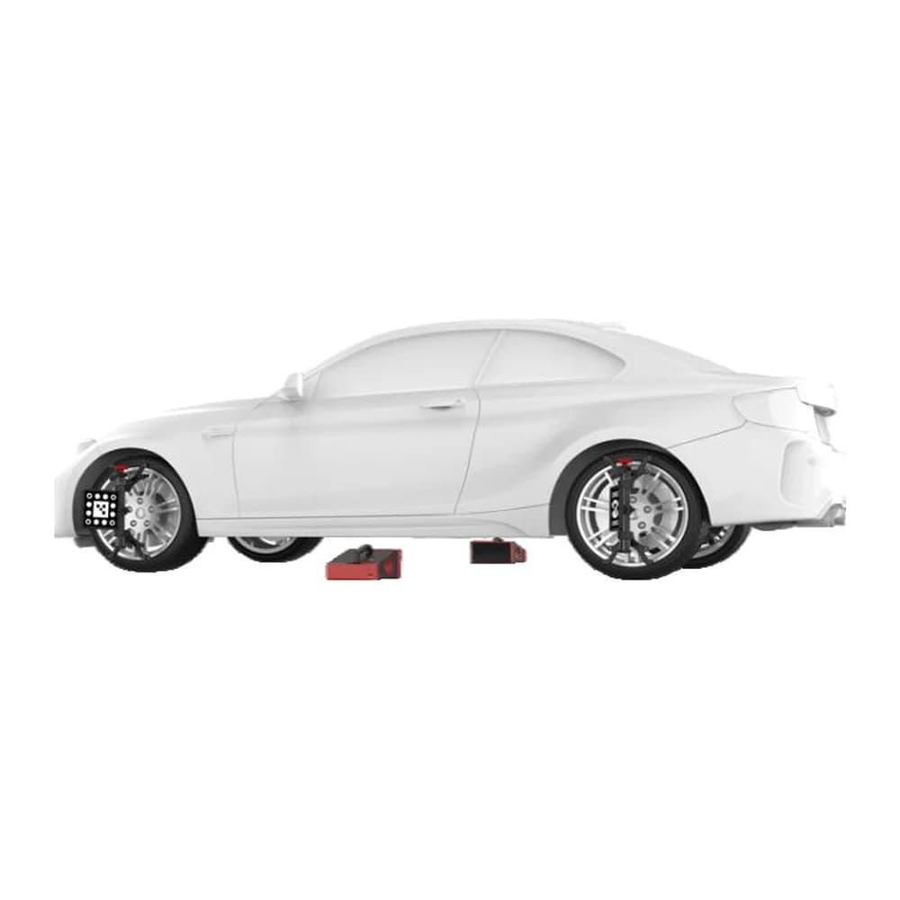 SmartSafe WA613F wireless 3D wheel aligner – 3-point wheel clamps