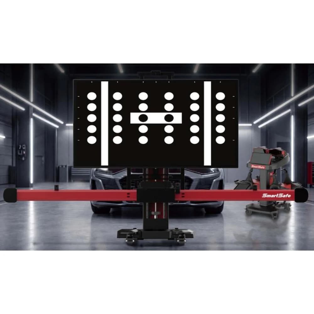 SmartSafe WAA613 V2.0 automatic ADAS calibration system with wheel alignment – 4-point clamps