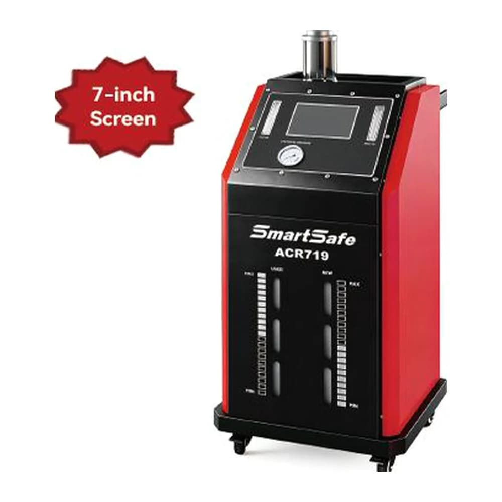SmartSafe ACR719 coolant flush and refill machine with 7" screen