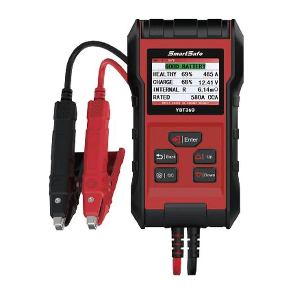 SmartSafe YBT360 tester per batterie con schermo LCD