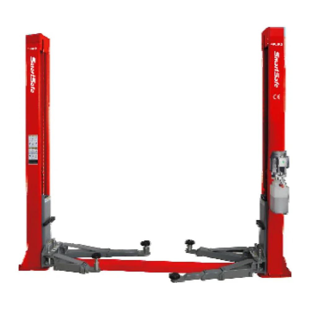SmartSafe LT240 two-post lift 4000 kg with floor plate – double-sided manual release