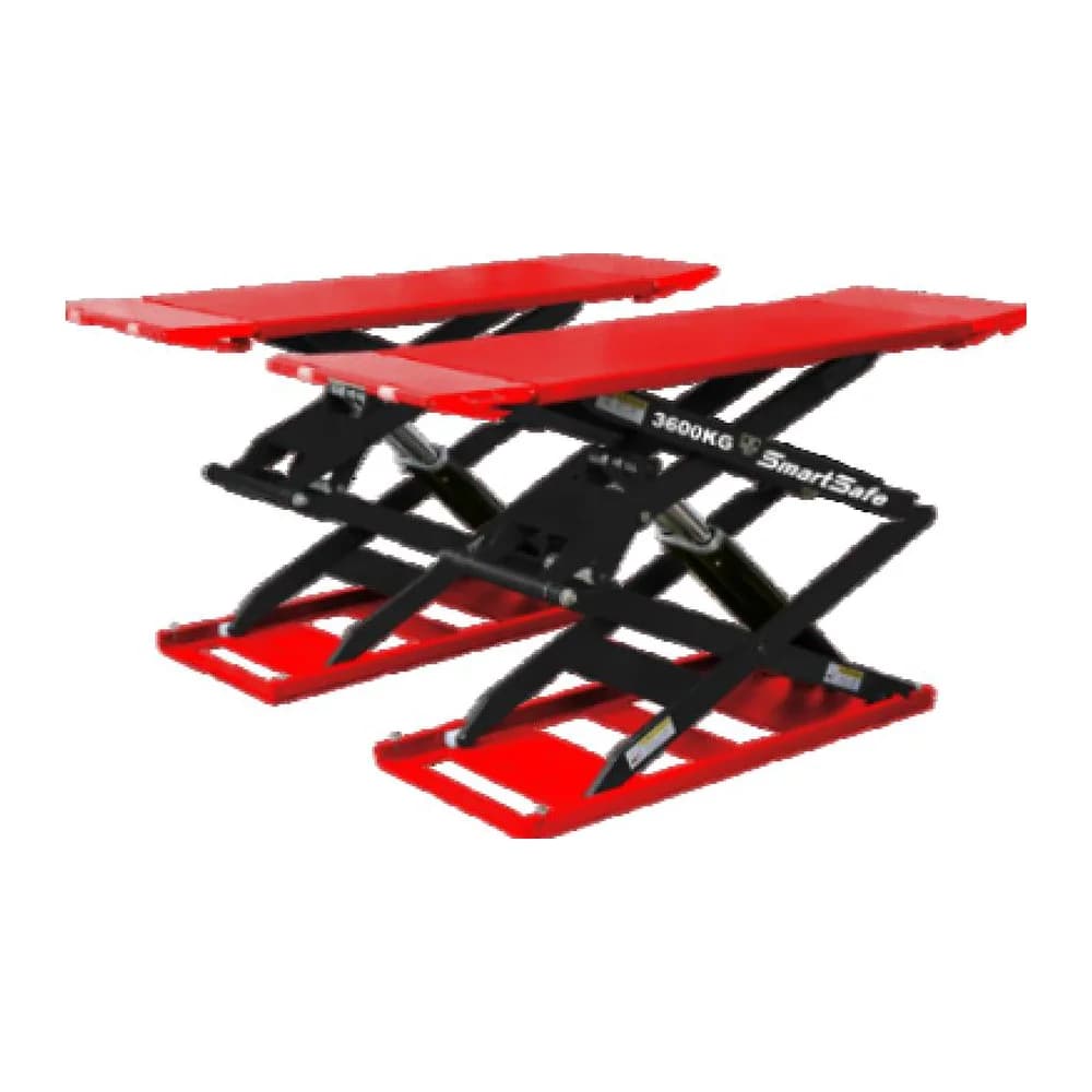 SmartSafe LT636T pont élévateur à ciseaux extra-plat 3600 kg – verrouillage pneumatique